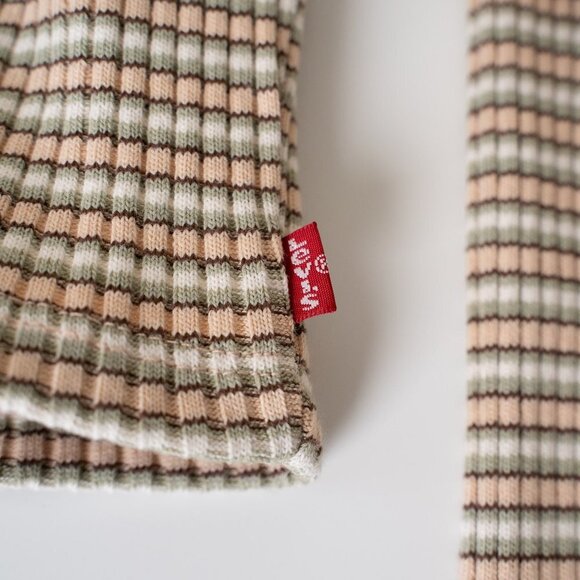 Levi's Snap Button Top Long Sleeve Striped Britt - Picture 9 of 12